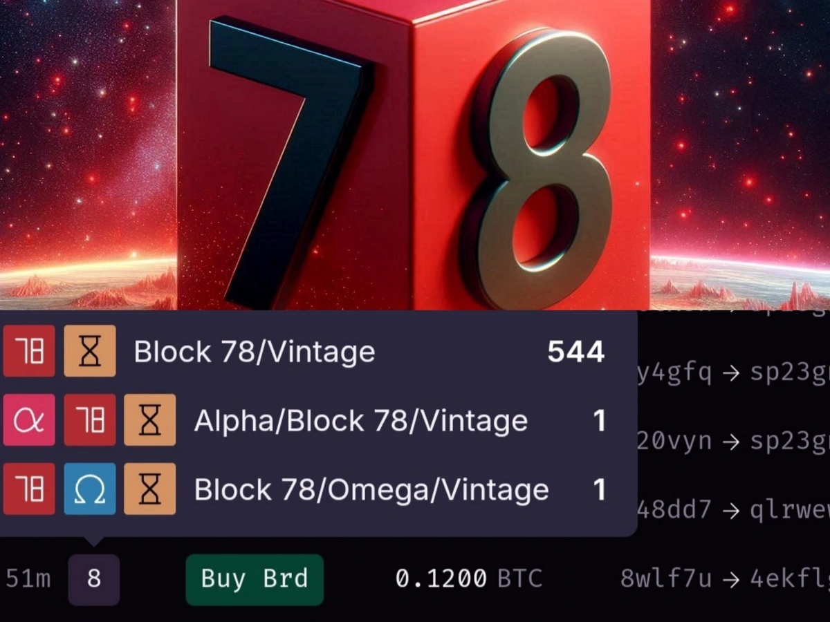 rare sat alpha block 78